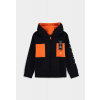Naruto Shippuden - Hidden leaf village Boys Zipper Hoodie Velikost: 158/164, Barva: Black HD046000NRT-158/164