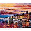 Maľovanie podľa čísel – Mesto pri rieke, 50 × 40 cm, plátno napnuté na ráme 8596530027133