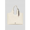 Kabelka Karl Lagerfeld IKON GRAINY A3W30096 biela ONE SIZE