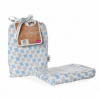 XKKO BMB zavinovačka - osuška, 120x120 - Scandinavian Baby Blue Cross, 8594161577577