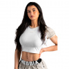 Dámske tielko Nebbia Primal Leopard Crop Top '97 861 cream leopard L