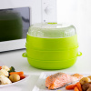 InnovaGoods Dvojitý Naparovač do Mikrovlnnej Rúry Fresh