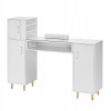Manikúra VEVOR Stół Do Wszechstronny 1355x360x1080MM Z Trzema Szafkami