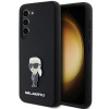 Karl Lagerfeld Silicone (KLHCS23MSMHKNPK) kryt na Samsung Galaxy S23 Plus – Ikonik kovový odznak KF2339635
