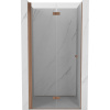 Mexen Mist-F skladacie sprchové dvere ľavé 110 cm, transparentné, leštená meď - 8A6-110-000-65-00-L