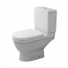 Duravit Starck 3 WC kombi misa, zadný odpad, s HygieneGlaze, alpská biela 0126092000