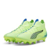 Puma Ultra 5 Match Womens Firm Ground Football Boots Green/Wht/Blue 6 (39)