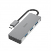 Hama USB-C-Hub, 4 porty, USB 3.2, 10 Gbit/s, hliníkový - HAMA 200105