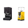 Gaggia New Classic EVO, black + Eureka Mignon Specialita, CR yellow