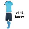 Futbalová sada Joma Academy s krátkym rukávom pre mužstvo, od 12 kusov, tyrkysová / tmavomodrá počet ks v sade: 17 hráčskych setov