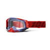 RACECRAFT 2 CLEAT, 100% brýle, čiré plexi M150-1024