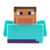 Paladone Products Minecraft Bath Duck Steve 6 cm