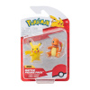 Orbico Pokémon akčné figúrky - 2 pack Asst (Charmander&Pikacu, Squirtle& Pikacu, Bulbusaur&Pikacu