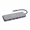VERBATIM Hub USB-C Pro Multiport 13 Port, 6x USB-A, 2x USB-C, 2x HDMI, DP, RJ45, 3.5mm Jack audio, šedá 32153