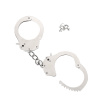 Pútka na ruky - Me You Us Heavy Metal Handcuffs Silver