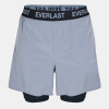 Everlast 2in1 5in pánske šortky Grey M