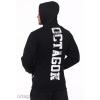 Mikina - Octagon - Fight Wear s kapucňou - čierna