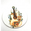 Drevený podtáček s gitarovým dizajnom 3