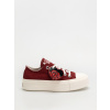 Converse Chuck Taylor All Star Lift Ox (park red/vintage white/egret) 37, vínovo červená