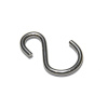 S hák nepravidelný, nehrdz. oceľ A2, 6mm