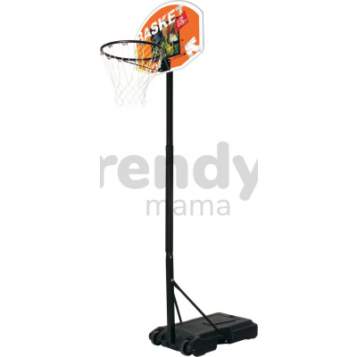 Mondo basketbalový kôš s kovovým stojanom 18294 oranžový