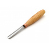 Kompaktní řezbářské dláto BeaverCraft K9/10 - Compact straight rounded chisel - Sweep No.9