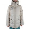 Soccx Dámska Zimná bunda s kapucňou Pale beige Béžová M