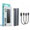 Kryt disku SSD m.2 NVMe PCIe USB 3.1 Adaptér