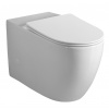 Sapho Sapho, INFINITY RIMLESS misa pre kombi WC, spodný/zadný odpad, biela, PC105-111
