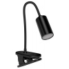 CONNECT IT CONNECT IT CLIP 2 stolní Led lampička s klipem, baterie,USB-C, ČERNÁ