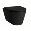 Laufen Kartell - Závesné WC, Rimless, matná čierna H8203377160001