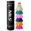 Bedmintonové košíky z peria NILS NBL6216 multicolor 6 ks