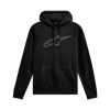 Mikina AGELESS HOODIE 3, ALPINESTARS (čierna/sivá) 2XL