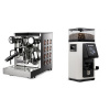 Rocket Espresso Appartamento TCA, copper + Rancilio STILE, white