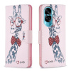 Peňaženkové kožené puzdro na Honor 90 Lite - Deer