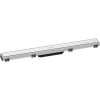 HANSGROHE RainDrain Match vrchná sada sprchového žľabu 70 cm, s výškovo nastaviteľným rámom, biela, 56037450