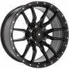 RACING LINE Racing Line I6098 9.0x17 6x139.7 ET10 Blhm - Black Half Mat 110.1