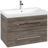 VILLEROY & BOCH Avento závesná skrinka pod umývadlo, 2 zásuvky, 780 x 452 x 514 mm, Stone Oak, A89100RK