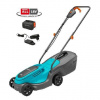 Gardena - 18V AKU kosačka na trávu PowerMax 30/18V P4A, záber 30 cm, 1x aku Li-Ion 4,0 Ah, nabíjačka 14630-20