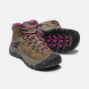 Keen TARGHEE III MID WP W weiss/boysenberry US 7,5 / EU 38,0 / UK 5 / 24,5 cm; Hnědá obuv
