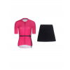 RIVANELLE krátky dres a sukňa - LOVELY - čierna/ružová
