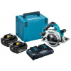 Makita DHS783T2JU Aku okružná píla s AWS, 190mm, Li-ion LXT (2x18V/5,0Ah) + MAKPAC