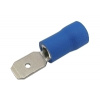 TIPA Konektor faston 4.8mm, vodič 1.5-2.5mm modrý