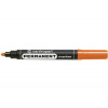 Popisovač permanentný Centropen 8566, okrúhly hrot, 2,5 mm, oranžový