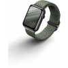 Remienok Uniq Aspen Braided remienok pre Apple Watch 42/44/45/Ultra 49mm zelený (UNIQ-44MM-ASPGRN)