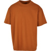 Build your Brand Tričko BY 102, oversize, krátký rukáv, pánské COT560102zi305-toffee 2XL Karamelová