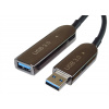 PremiumCord USB3.2 + 2.0 predlžovací optický AOC kábel A/Male - A/Female 10m ku3fiber10