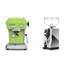 Ascaso Dream ONE, Fresh Pistachio + Eureka Mignon Specialita, CR chrome