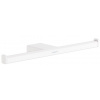 Hansgrohe 41748700 AddStoris Držiak na toaletný papier dvojitý, Biela matná HG 41748700