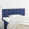 vidaXL Čelo postele modrý 100x5x78/88 cm látka - Modrá - 174471-108728